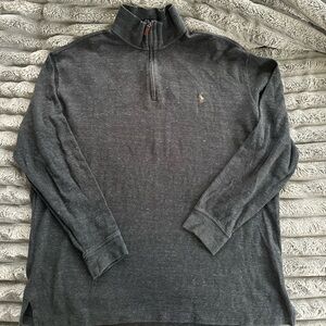 Polo Ralph Lauren Dark Grey Quarter-Zip Pullover